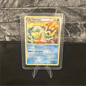 Pokémon Vaporeon 41/90 Card from Heartgold & Soulsilver: Undaunted set (2010)